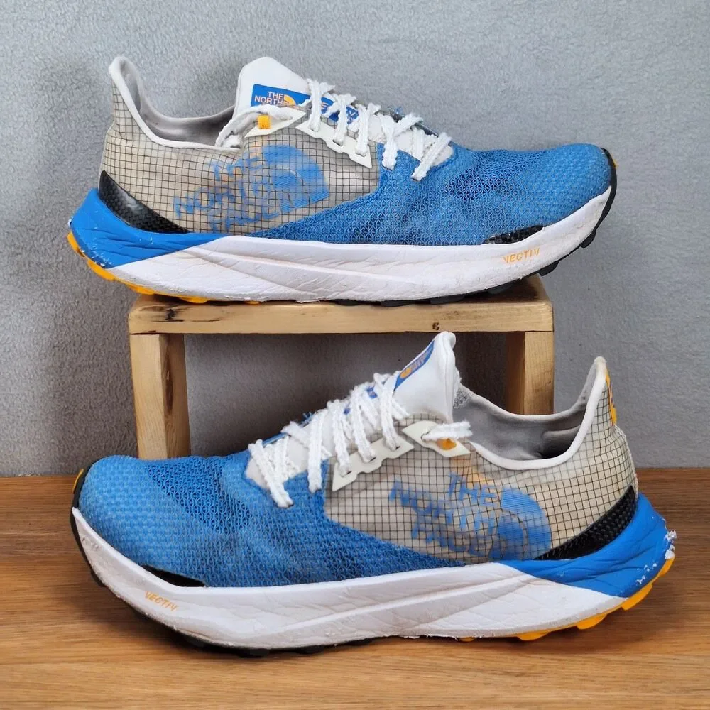 North Face Vectiv Summit Sky Men's 8 EU 40.5 Trail Running Shoes Optic Blue